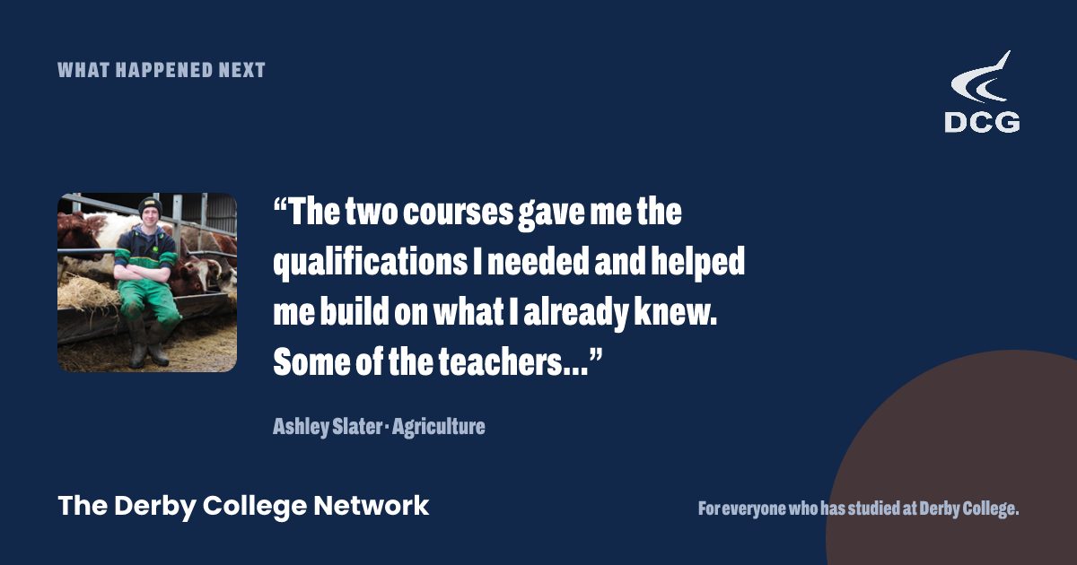 Preview card: Ashley Slater’s story