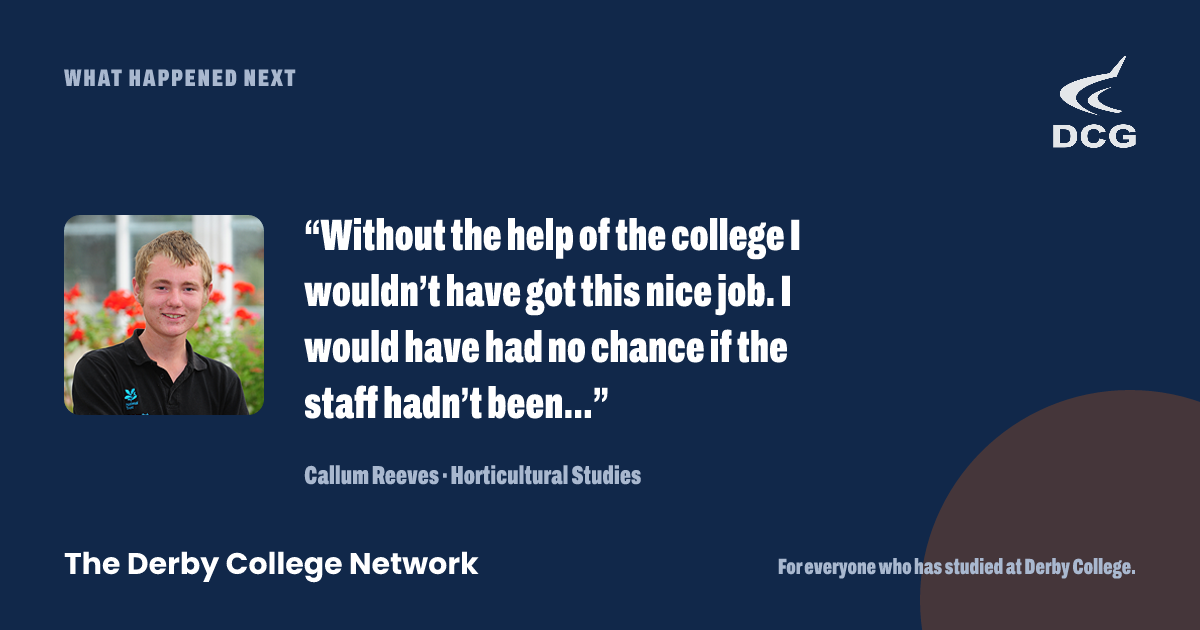 Preview card: Callum Reeves’s story