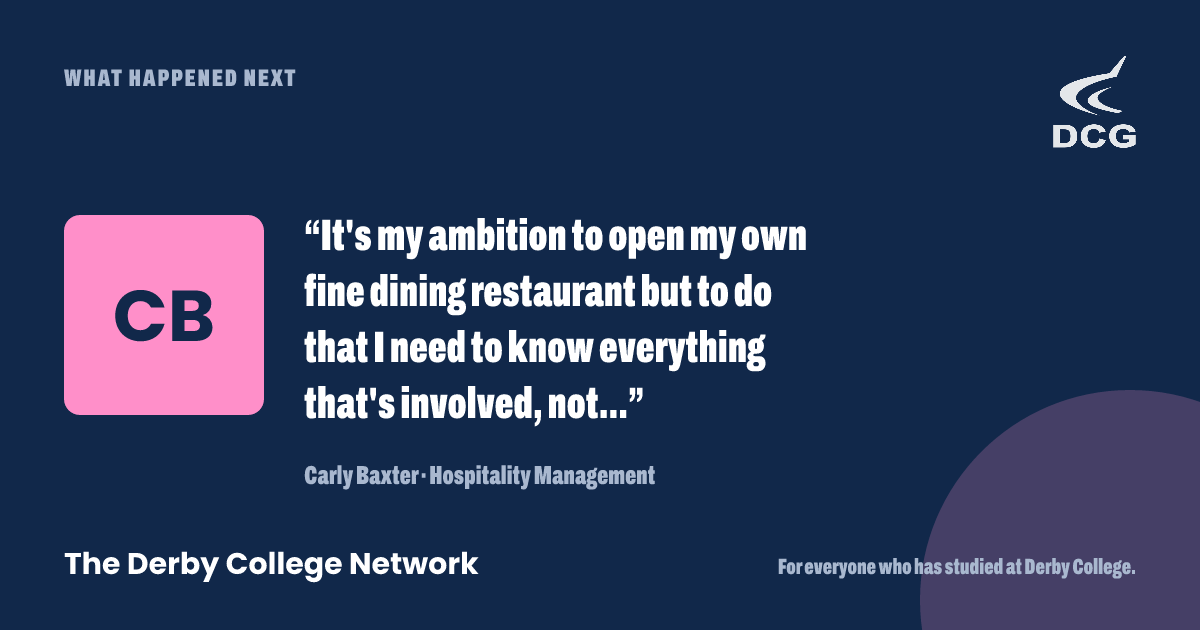 Preview card: Carly Baxter’s story