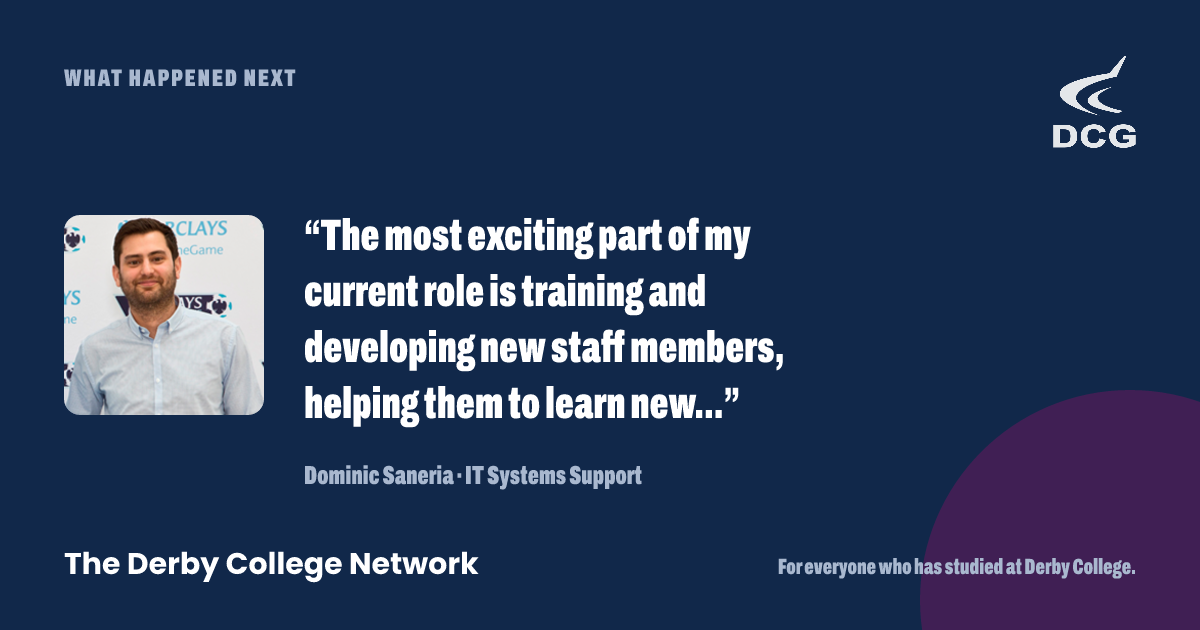 Preview card: Dominic Saneria’s story