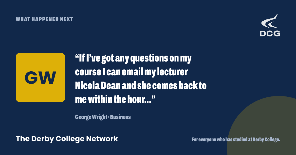 Preview card: George Wright’s story