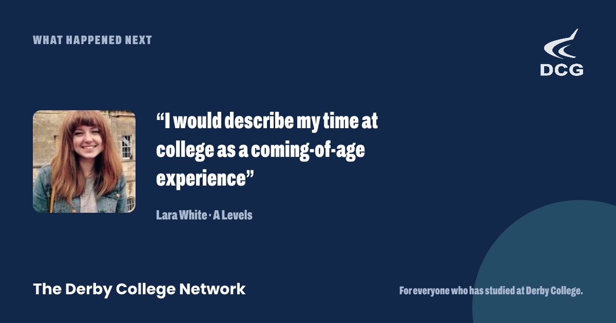 Preview card: Lara White’s story